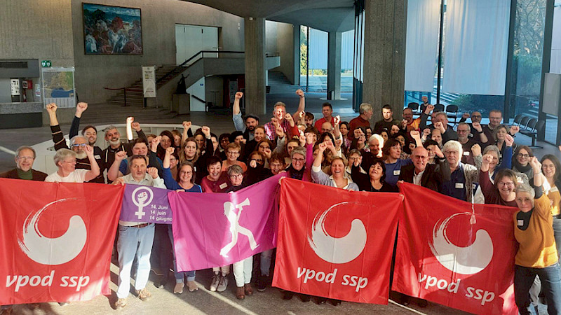 Conferenza nazionale della sanità VPOD a Lugano